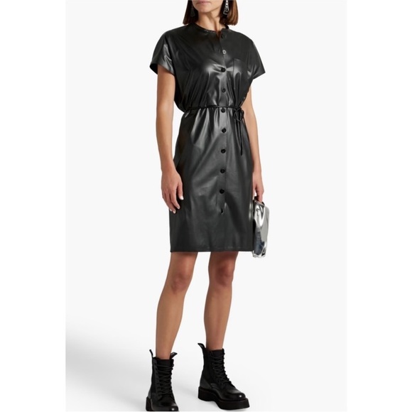 Theory vegan leather dress - Picture 1 of 5